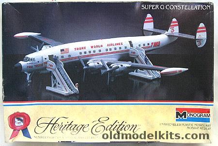 Monogram 1/131 TWA Super G Constellation, 6058 plastic model kit